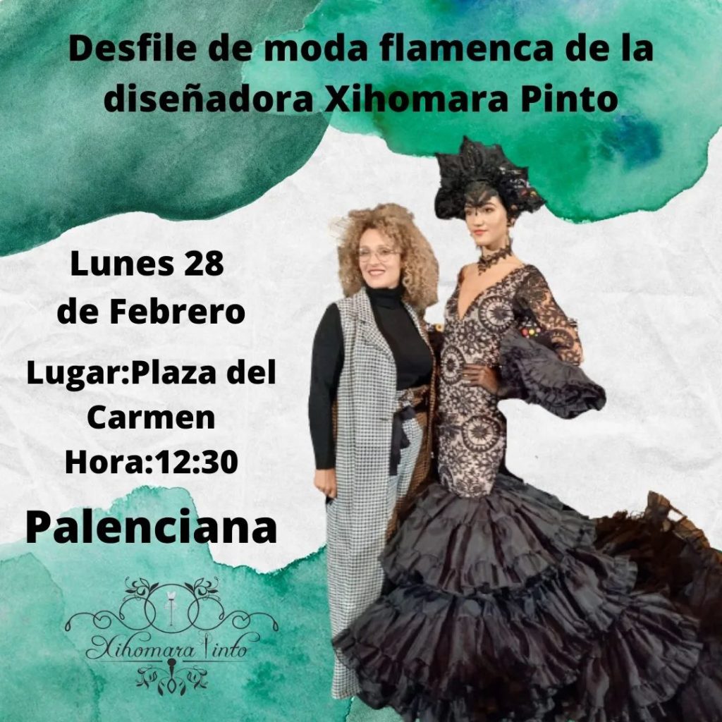 Cartel Desfile Moda Flamenca Dia Andalucia 2022