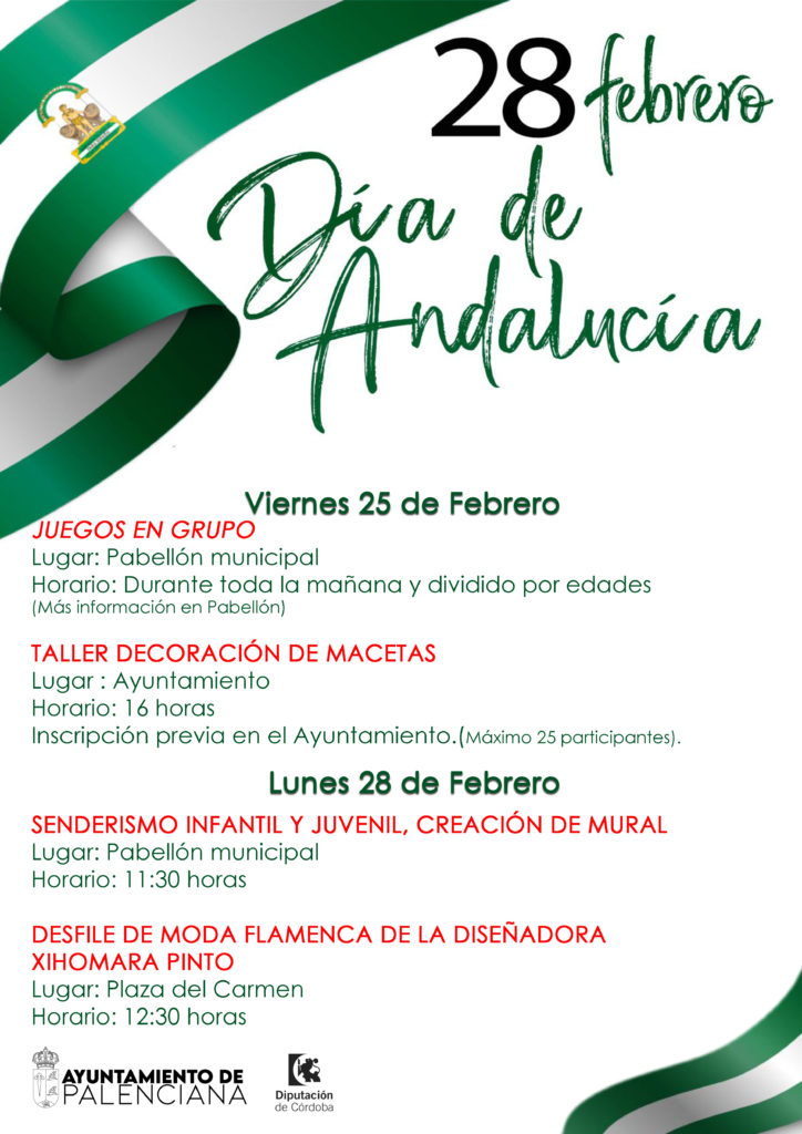 Cartel Eventos Dia Andalucia 2022